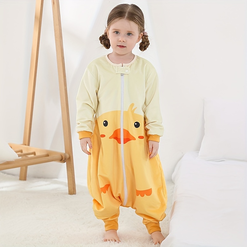 Red Owl Sac de couchage pour enfants Flanelle Vêtements rampants