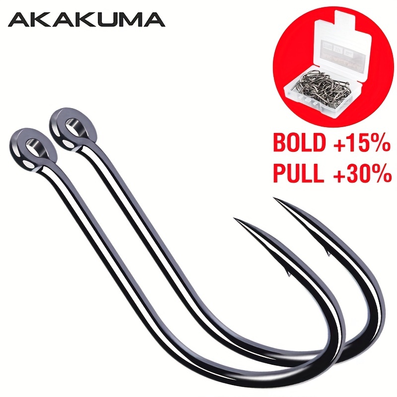 Durable Ringed High Carbon Steel Barbed Fishing Hook - Temu Canada