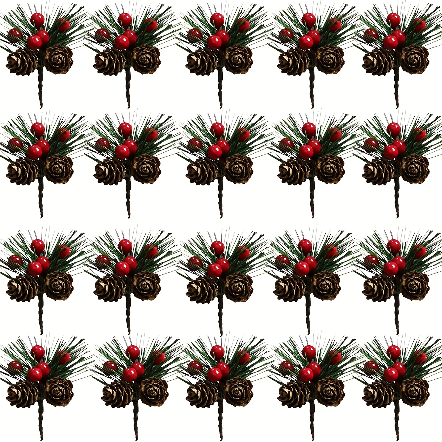 PRETYZOOM 1 Set Christmas Pine Cones Dry Flowers for Decoration Maple Leaf  Craft Mini Pine Cones Bulk Mini Pine Cones Acorns Wedding Event Fake Pine