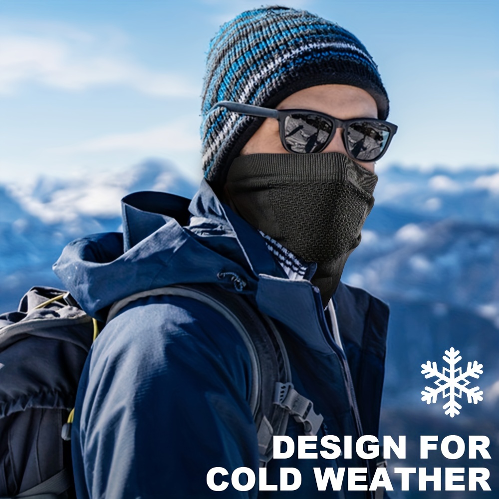 Cache-cou en polaire pour homme, cache-nez thermique, couvre la moitié du  visage, pour le cyclisme, le Snowboard, le Ski, la randonnée, la chasse