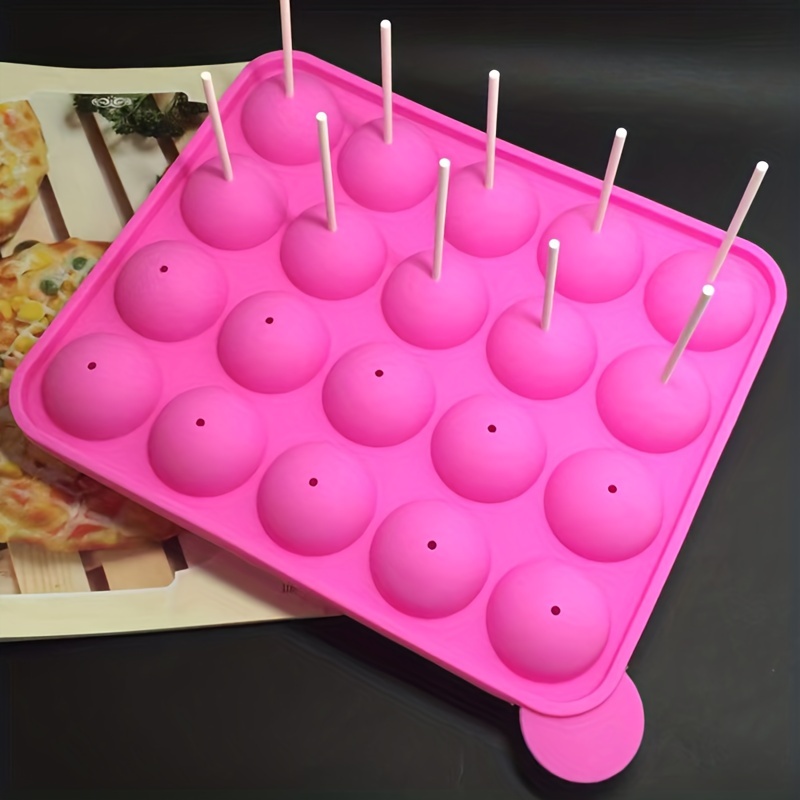 Lollipop Mold 3d Silicone Mold Reusable Cake Pop Mold Candy - Temu