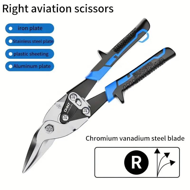Heavy Cutting Scissors Hand Tools Aviation Snip Metal Sheet - Temu