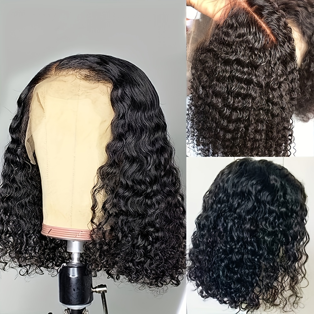 PMUYBHF Lace Frontal Wigs Human Hair, Water Wave Wigs 150% Density Wet and  Wavy Human Hair Lace Front Wigs, Curly Lace Frontal Wigs Human Hair Pre  Plucked with Hair for Women (16 IN, G) : Beauty & Personal Care 