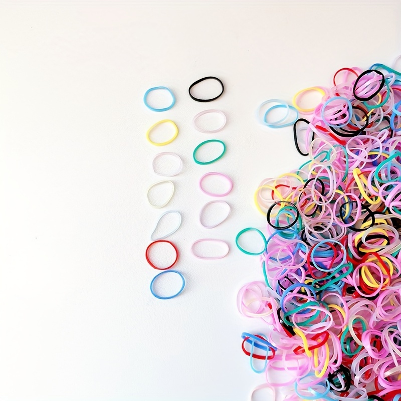 Baby Hair Ties 1500pcs Hair Rubber Bands and 120pcs Colorful Hair