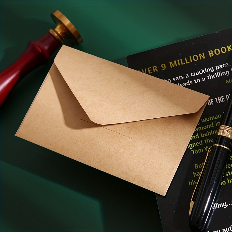 Petite Enveloppe format carte de visite kraft - Maki Papier recyclé