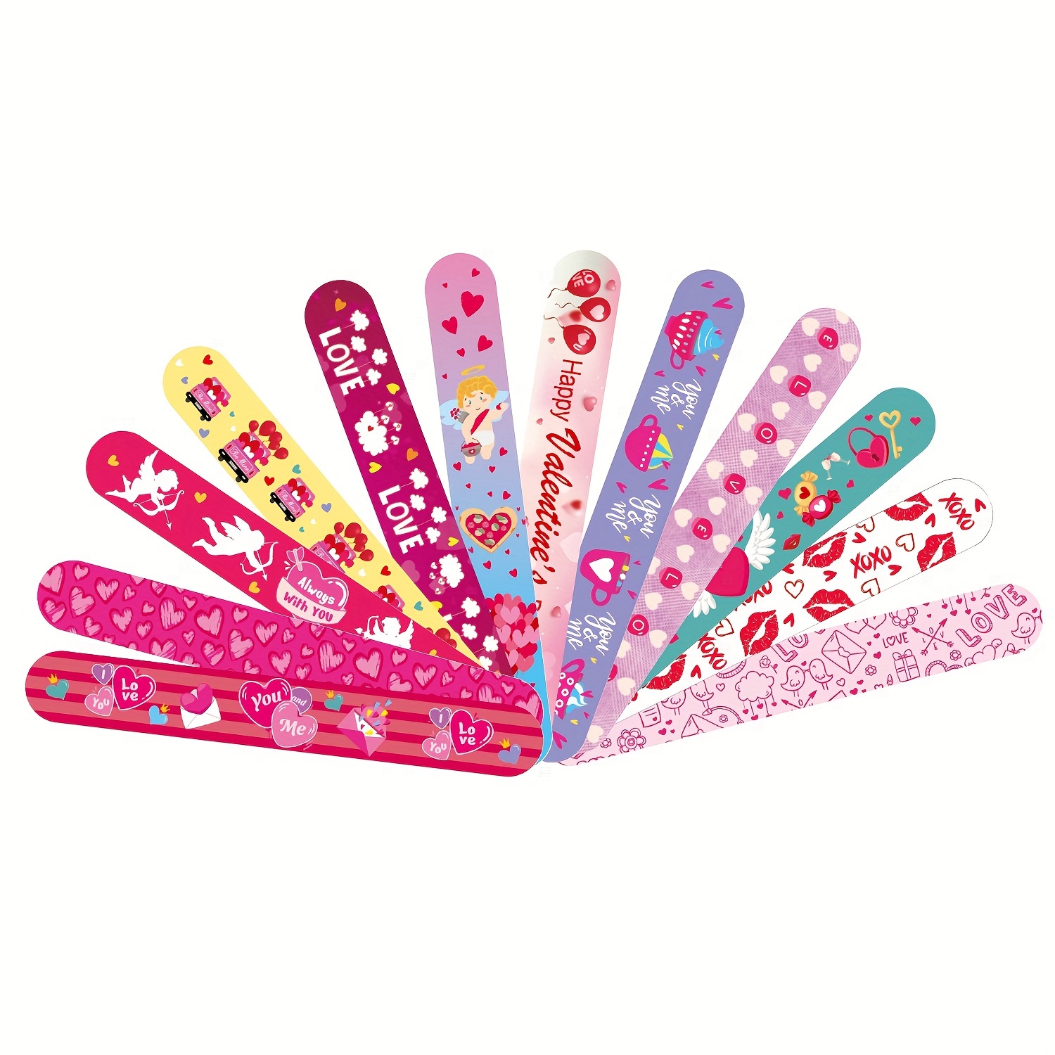 JDSTY Valentines day gifts - 48Pcs Valentines Slap Bracelets toys for Kids  School Class Classroom Valentines Day Cards Gifts Prizes Party Favors… -  Yahoo Shopping