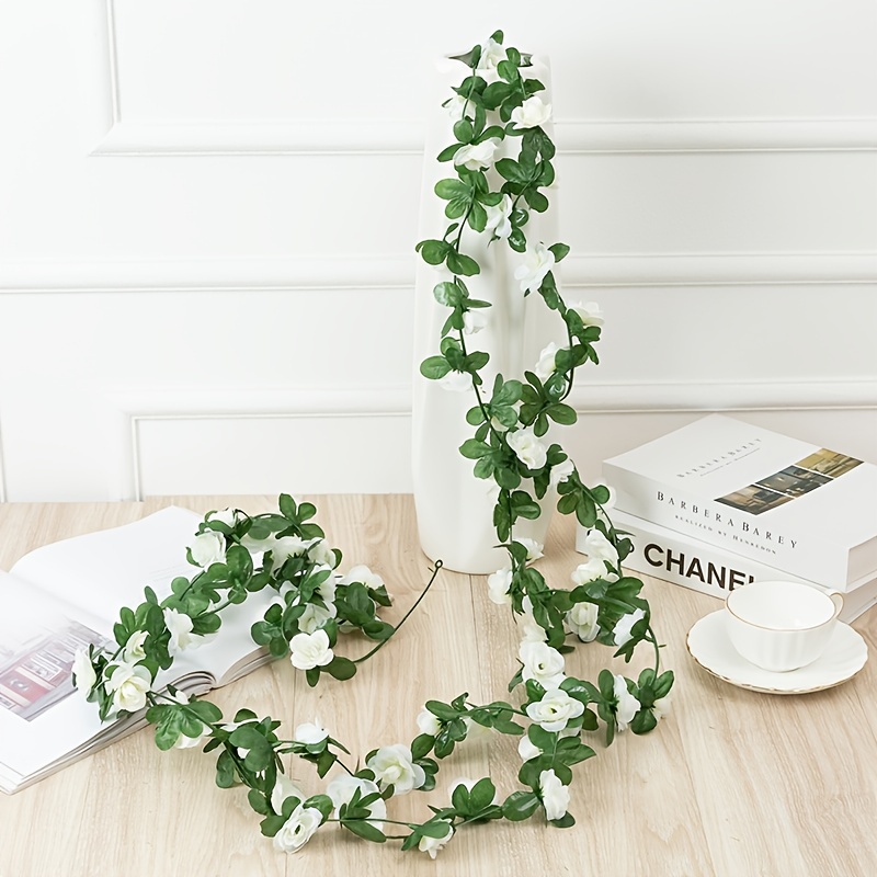 Cheers.US Fake Rose Vine Garland Artificial Flowers Plants Hanging