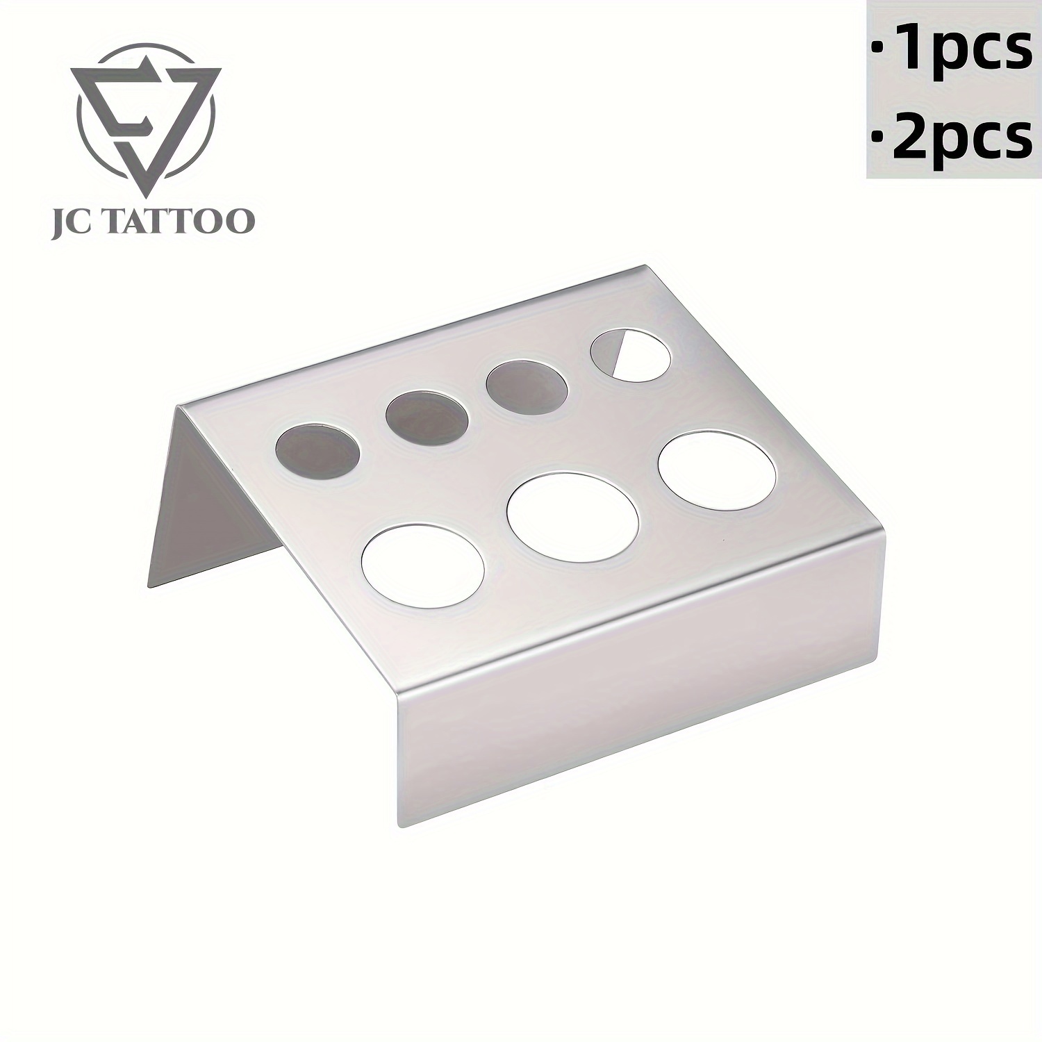1/2pcs , Tattoo Holder 7 Grids Stainless Holder Tattoo Ink Cup Holder, Stand For Tattoo Machine Supply