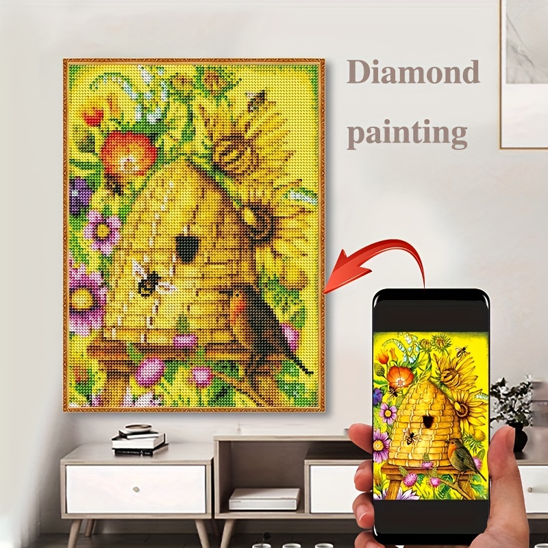 5D Artificial Diamond Art Kits For Adults Beginners, DIY Digital Paint Full  Diamond Dot Painting With Diamond Gem Art Craft Home Decoration Decor
