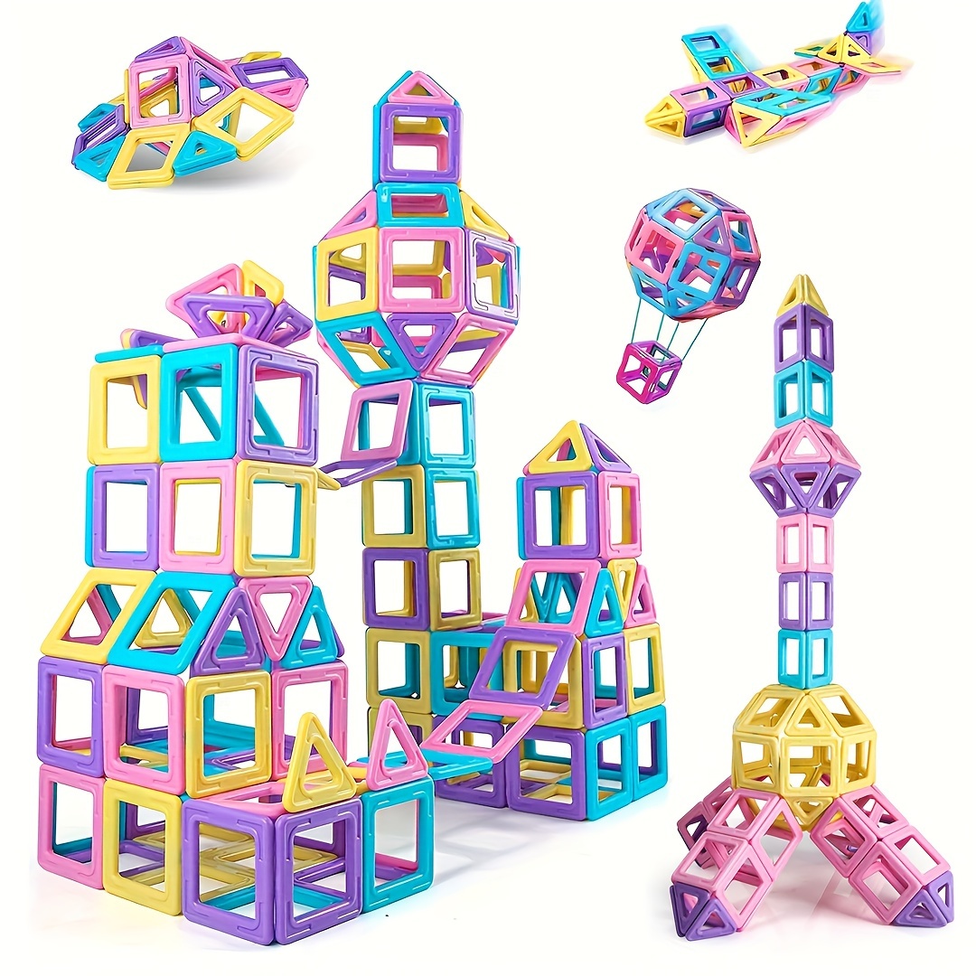 Magnetic Building Blocks,magnetic Tiles Building Blocks Toddlers Toys  Magnets For Kids, Girls And Boys Birthday Gift 30pcs-27