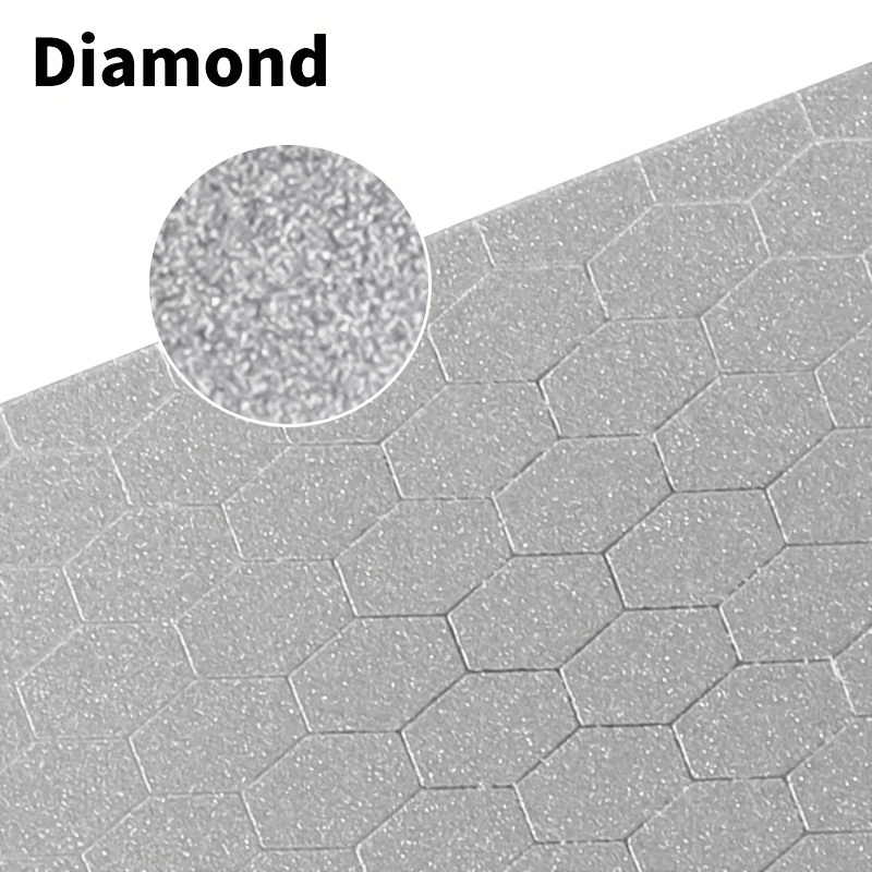 1pc Piedra Afilar Diamante Establos Granos Finos Gruesos - Temu