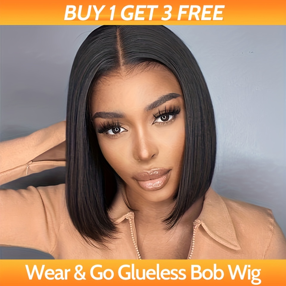 Domiso Glueless Deep Wave Lace Front Wig, 100% Brazilian Human Hair, Medium  Size, Removable Elastic Band, No Shedding, No Tangle, No Glue, No Gel, Easy  Wear, Comfortable, Fast Delivery - Yahoo Shopping