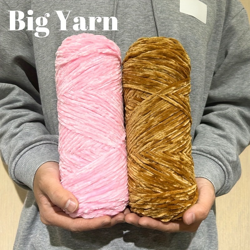 Cheap 100g/roll Warm Velvet Yarn Crochet Yarn Chenille Yarn Baby Plush Yarn  Polyester Thick For Knitted