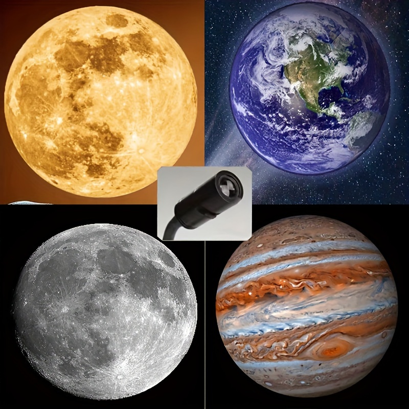 Proyector Planetario Led Luz Lámpara Luna Tierra Creativa Us