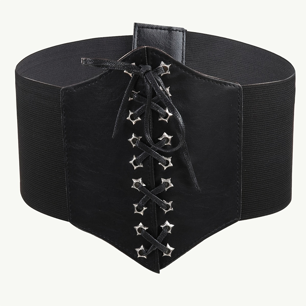 Heart Pendant Lace Belt Punk Bowknot Corset Belt Women - Temu