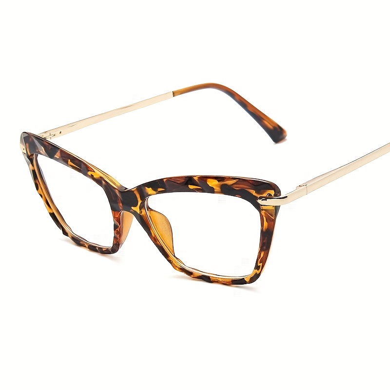 Vintage Cat Eye Thin Metal Temple Anti Bule Eyewear