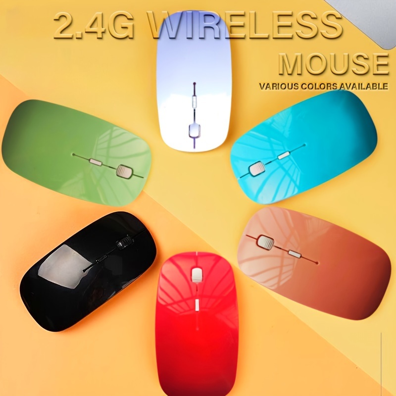 Ratón inalámbrico Bluetooth, ratón Bluetooth BT 5.0/3.0 inalámbrico para  computadora portátil 2.4G, mouse silencioso, ratón óptico inalámbrico de 3