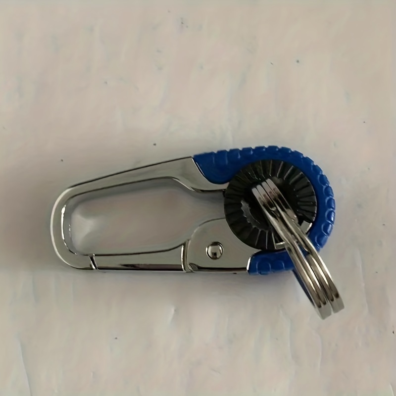 Carabiner Clip Keyring Stainless Steel Keychain with Snap Hook