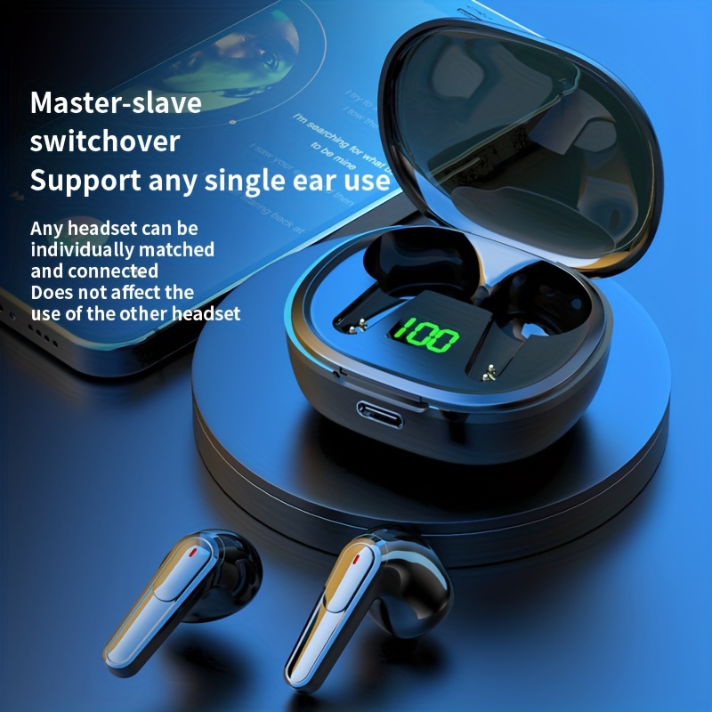 Tws V5.3 Wireless Stereo Earbuds Hands free Gaming Temu