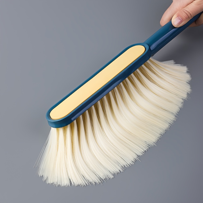 1pc Bed Sweeping Brush, Sofa Carpet Cleaning Brush, Long Handled Soft  Bristle Brush, Bedroom Sheet Cleaning Sweeping Tool, 14.76in