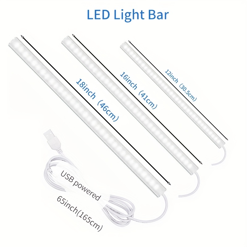 Aigostar Luces para Armarios 8W 960lm Luces LED Cocina, Luz blanca
