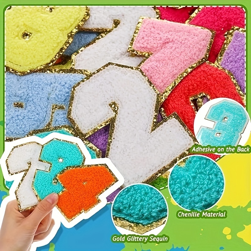 Clothing Diy Large Patch Pop Letters Sequins Embroidered - Temu