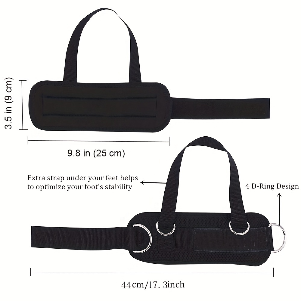 Reinforce Double D ring Adjustable Neoprene Ankle Straps - Temu