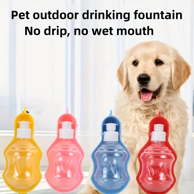 Vive Comb Dog Water Bottle, Portable Pet Water Bottle for Walking, Leak  Proof, 3 in 1 Portable Pet Travel Water Dispenser for Drinking and Eating,  Food-Grade Material 