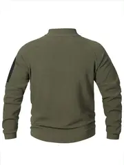 mens casual pullover sweatshirt for fall winter outdoor activities details 30