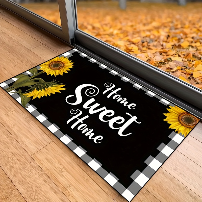 Entrance Doormat Funny Creative Doormat Happy Home Sweet Home Door Mat For  Indoor Outdoor Rubber Door Mat Outdoor Welcome Mat - AliExpress