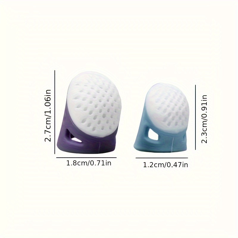 Silicone Anti slip Thimble Household Sewing Diy Tools - Temu