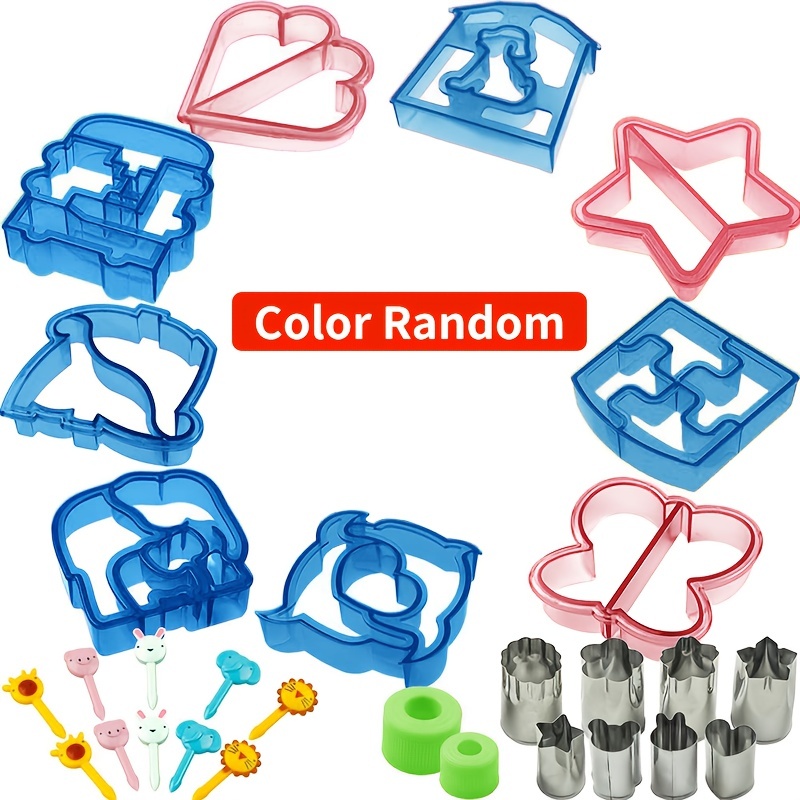 Sandwich Cutters Set for Kids -Includes Cookie Cutters-Cheese