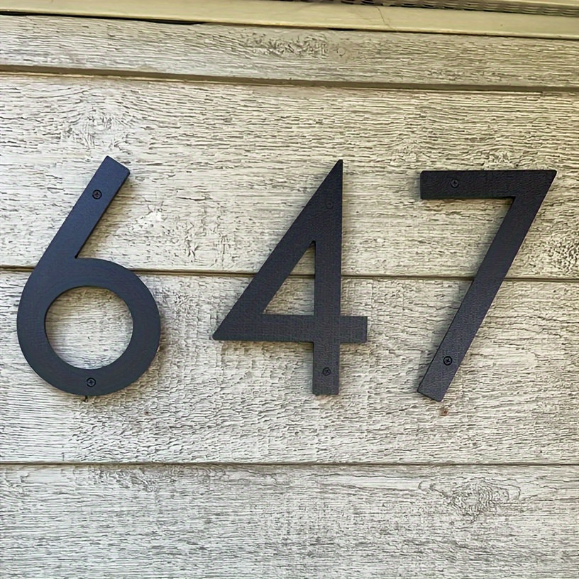 Numeros casa - Numero portal - Altura 8 cm - Numero y letras casa