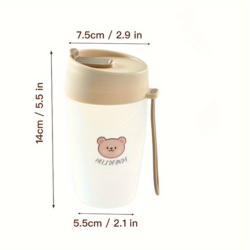 300ML Cute Water Bottle For Girl Drink Leak Proof Sports Bottles