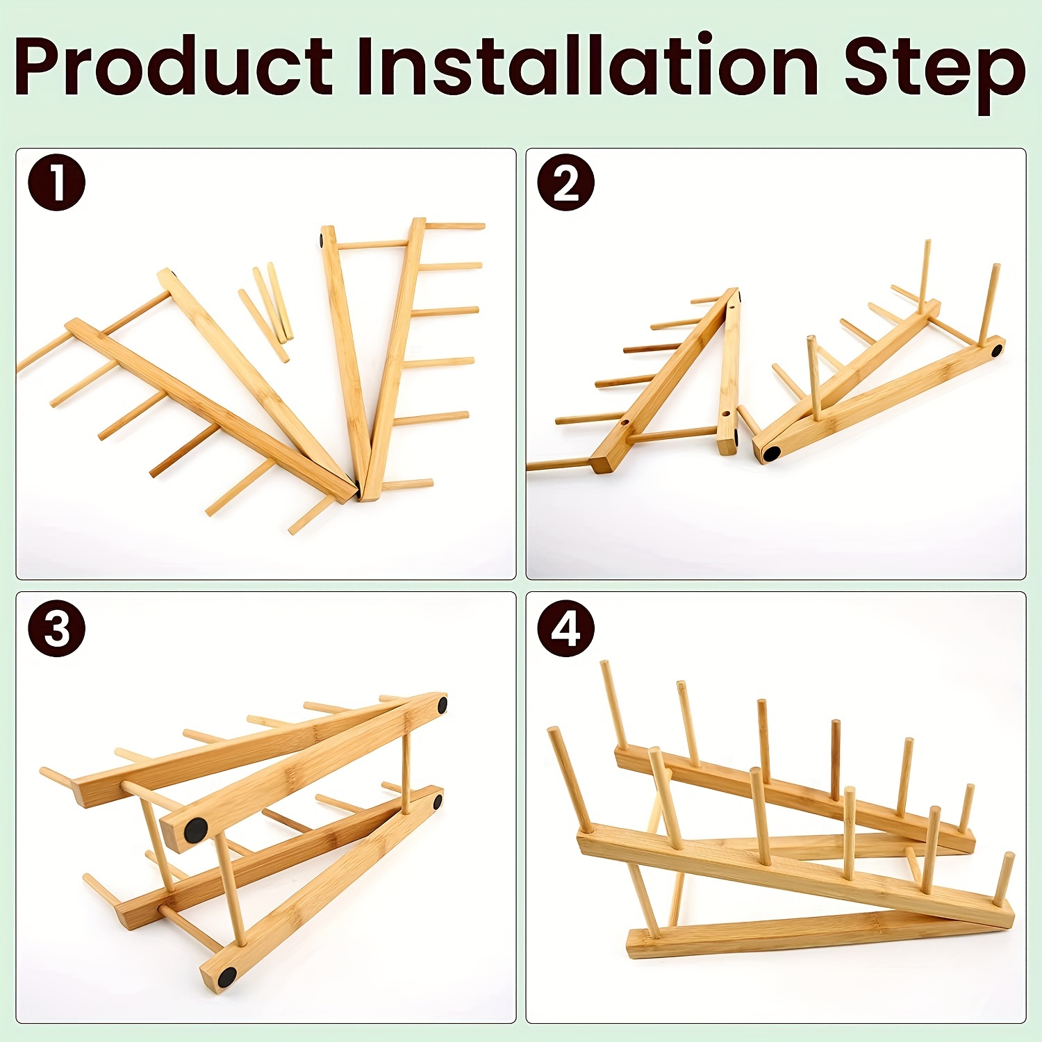 DIY Wooden Dish Rack 