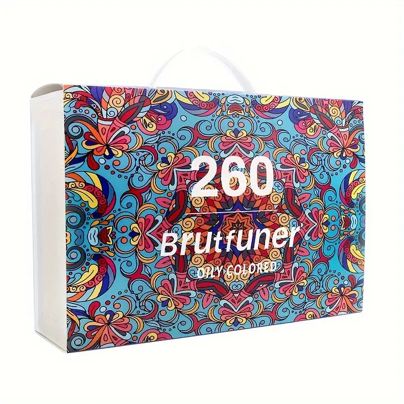 260 Colored Pencils Packaged In A Drawer style Paper Box - Temu