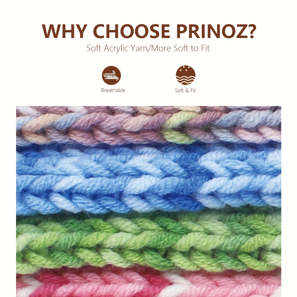 Generic 50g/ball 100%Wool Yarn For Knitting Dyed Rainbow Soft Crochet Yarn  шерсть DIY Hat Scarf Supplier-20