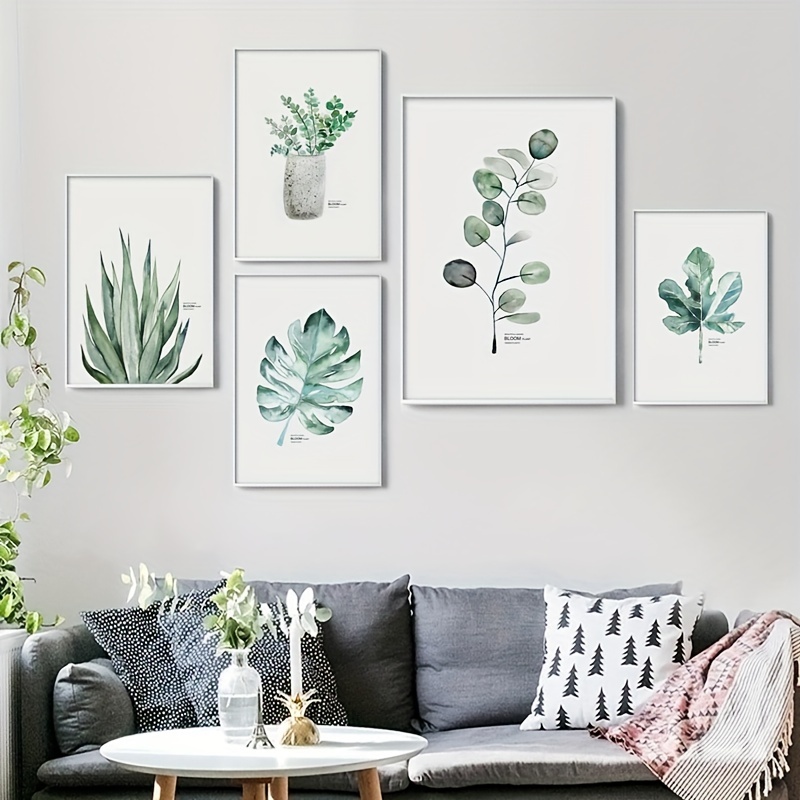 Modern Tropical Plant Wall Art Add A Fresh Touch Home Decor! - Temu