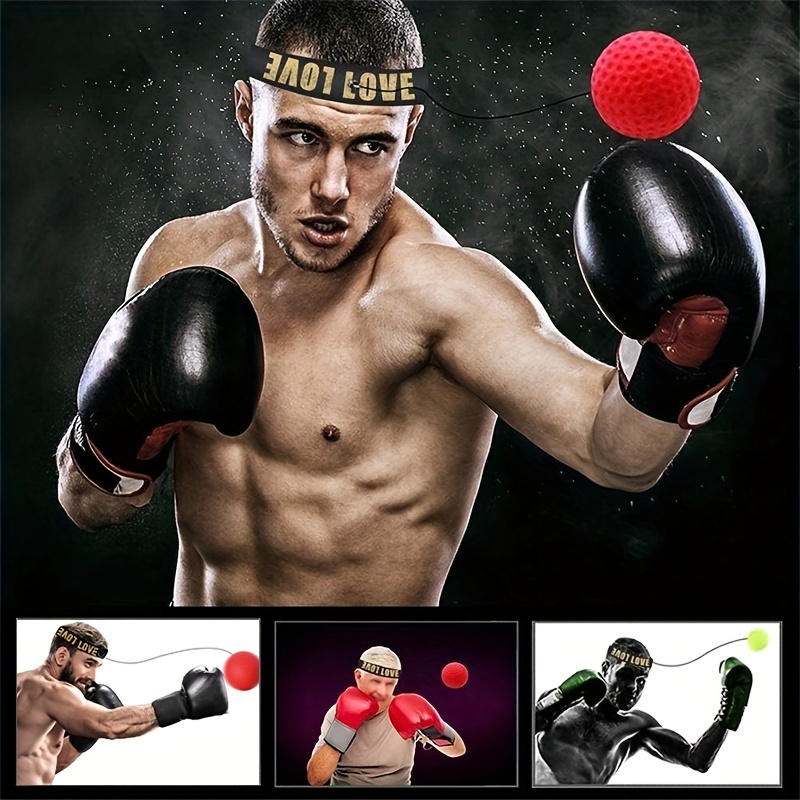 boxing reflex ball boxing ball with headband perfect for reaction agility punching speed fight skill and hand eye coordination training