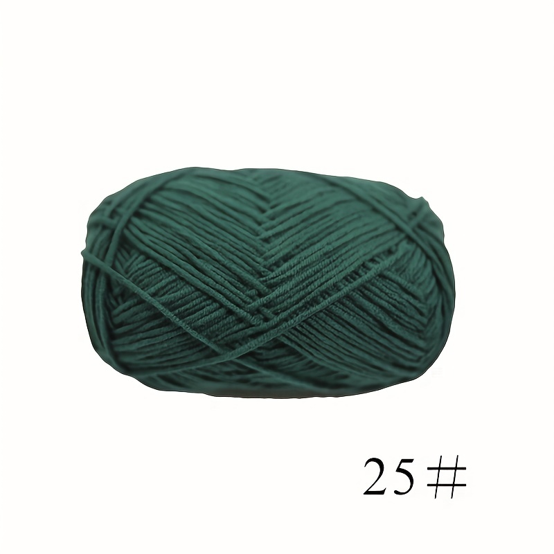 Milk Cotton Yarn Crochet Knitting Wool Yarn Chunky Hand-Woven Soft DIY Craft Yarn, Size: 150, Pink