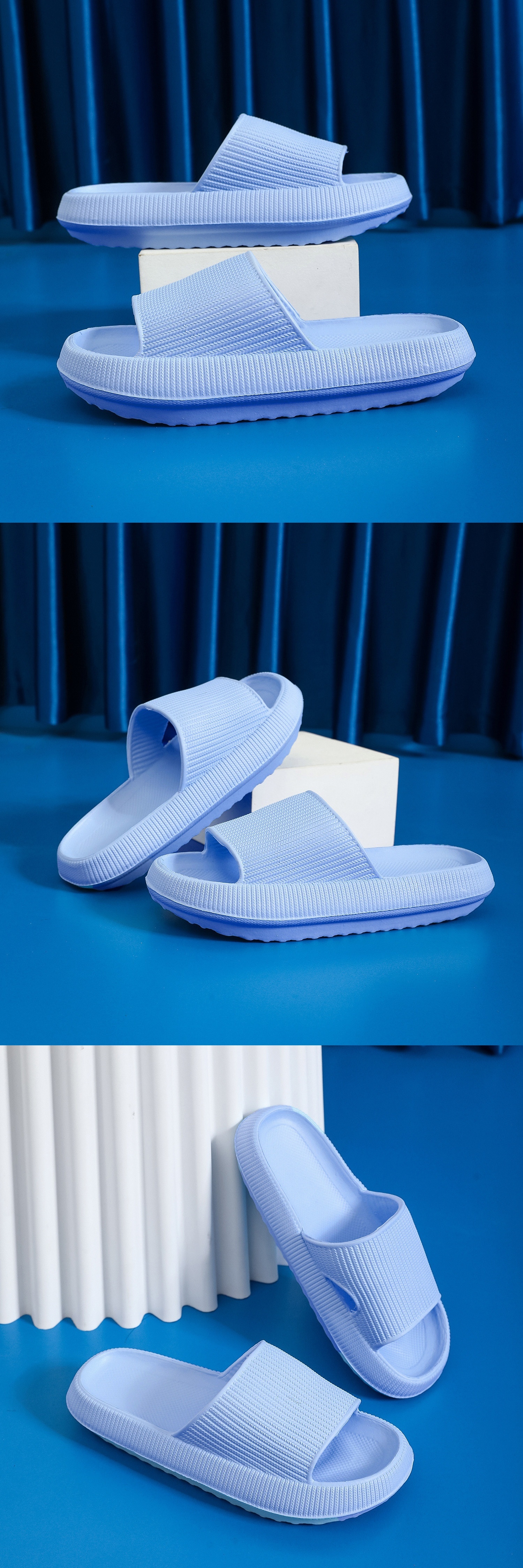 Summer New Outdoor Slippers with Soft Soles for Indoor Use, Couples' Beach Shoes for Women - Trendy Home and Kitchen Sandals