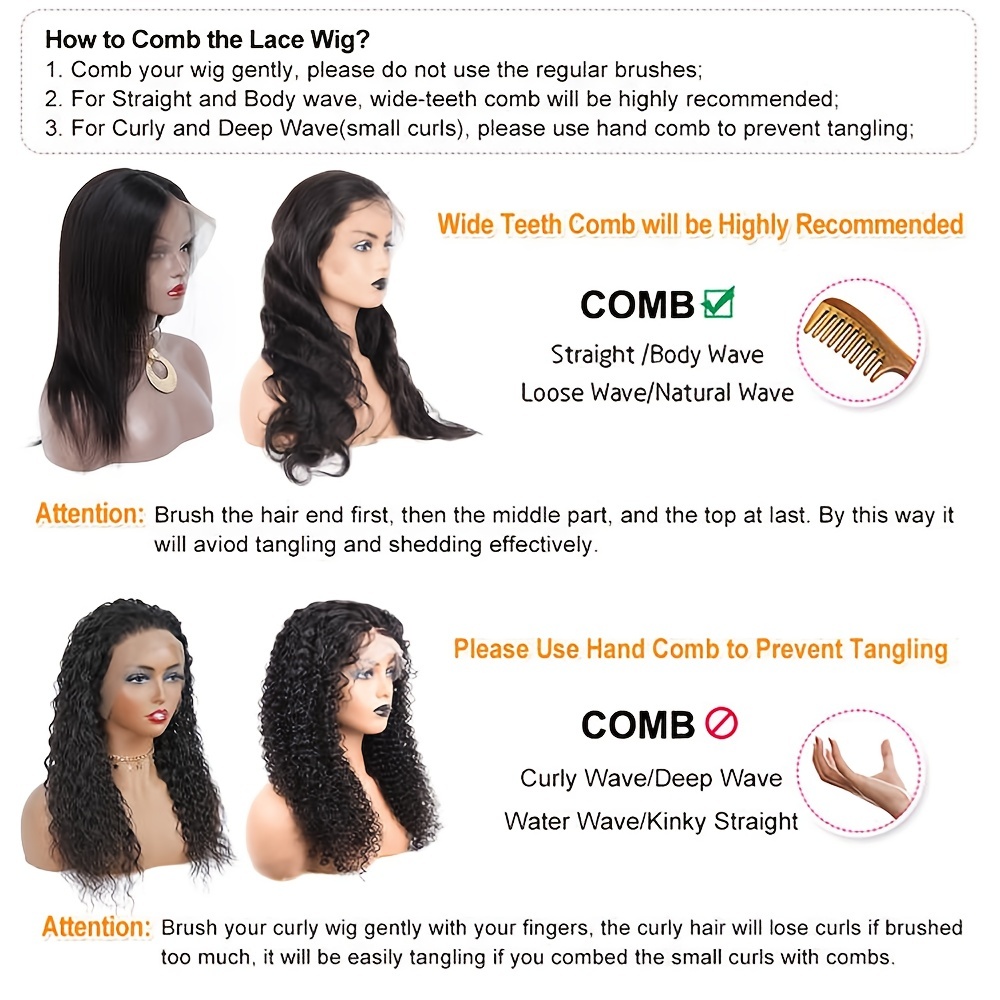 Lace front outlet wig instructions