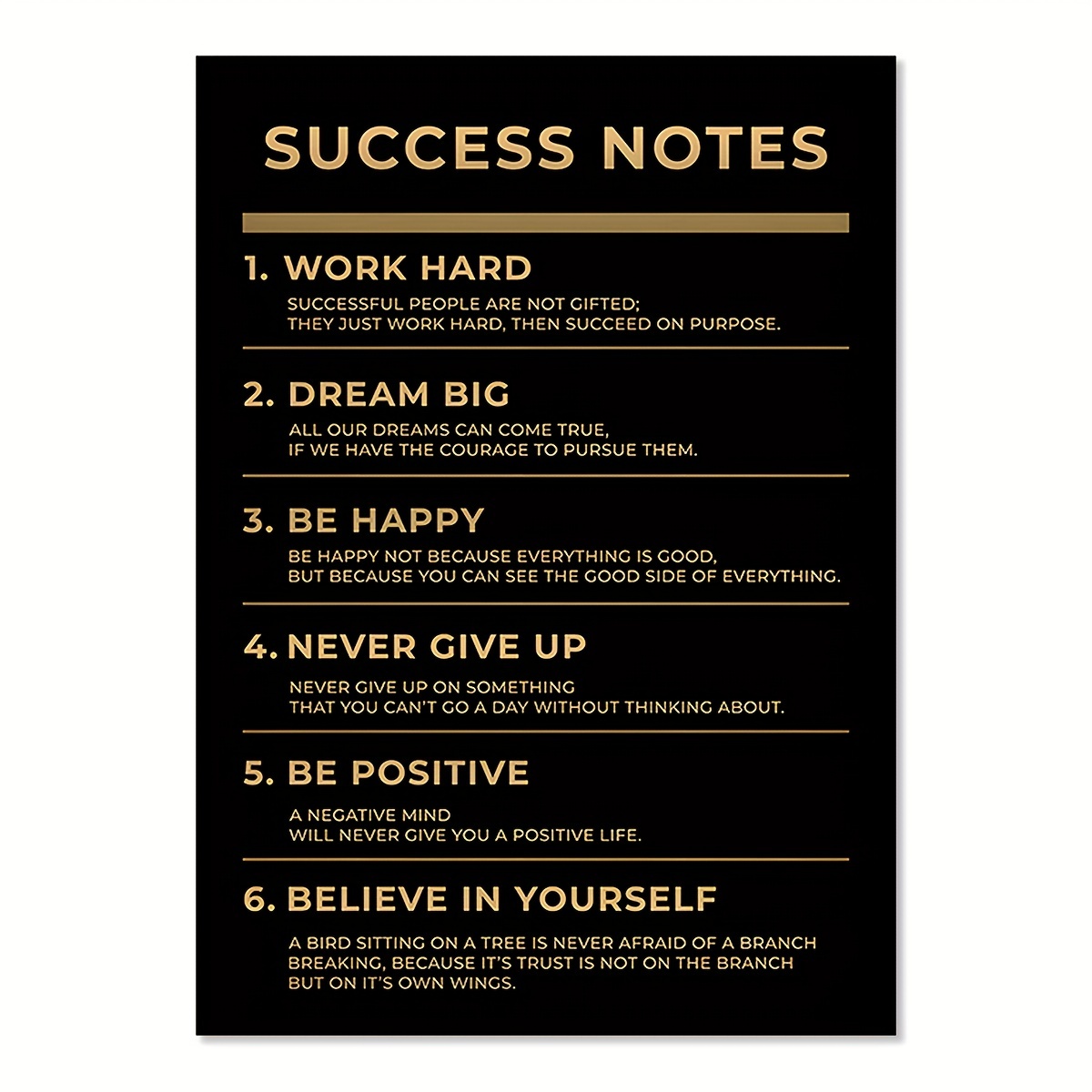 Dreams Only Work If You Do Canvas Wall Art, Motivational Wall Art,  Motivational Quotes, Dream Big, Success Quotes, Office Decor 