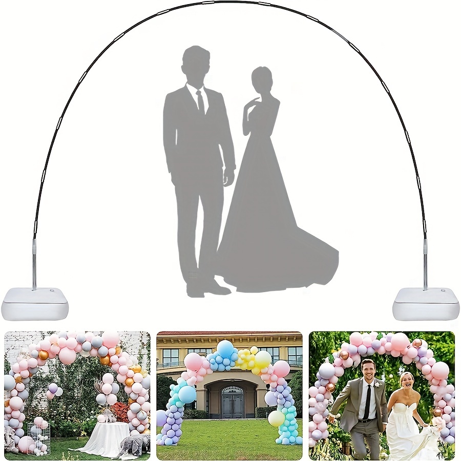 

1 Set, Balloon Arch Stand Kit Adjustable Balloon Arch Frame Water Filling Base Reusable Background Stand Kit, Used For Birthday Party Graduation Wedding Bride Gift Meeting