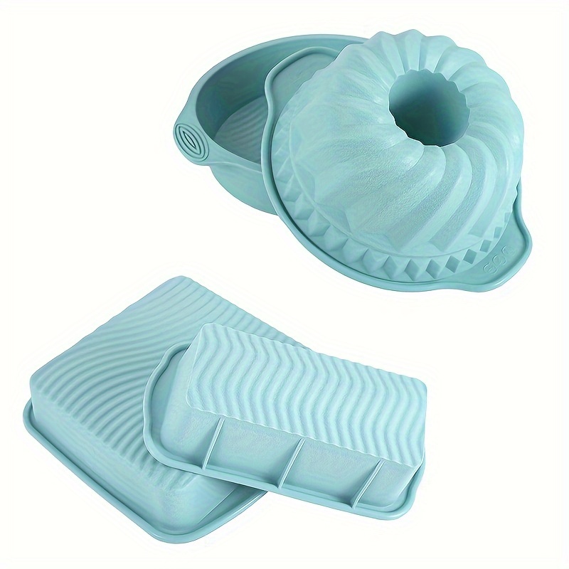 5 Pezzi Set Teglie Forno In Silicone Teglia Muffin Teglia - Temu Italy