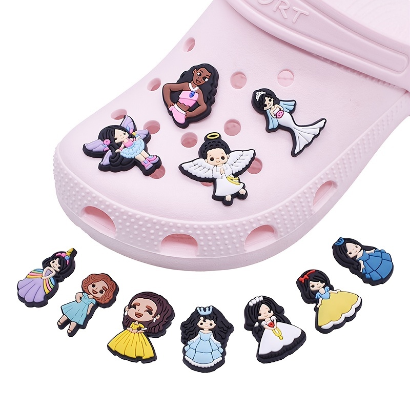 Disney Crocs Charm Jibbitz Princess Belle Shoe Charm -new