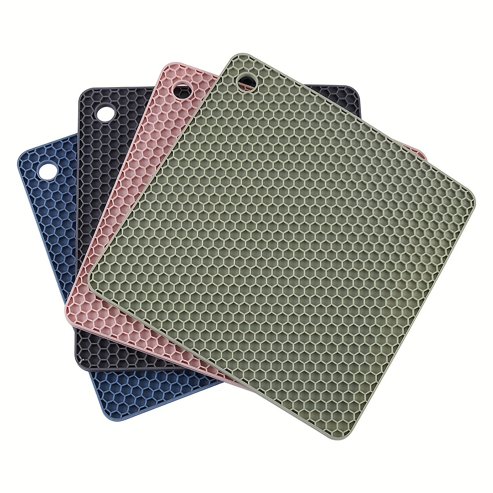 Heat Insulation Round Honeycomb Silicone Placemat Non slip - Temu