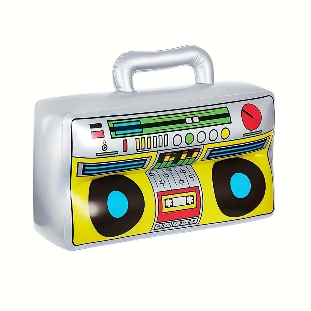 2 Uds Radio Inflable Boombox Inflable Teléfono Móvil Accesorios