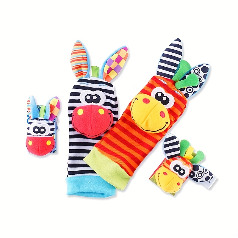 4 pièces jouets hochet pour bébé ensemble de hochet jouets - Temu Canada