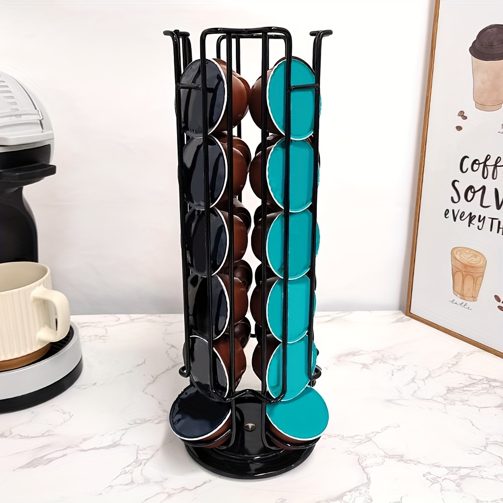 Pod Stand, Coffee Pod Holder, Carousel Compatible For Verismo, Lavazza  Blue, Cbtl, K-fee, Coffee Pods Storage Organizer Stand, Holds Up To 24  Capsule Pods, Kitchen Supplies,coffee Bar Accessories,vertuo Pods,coffee  Organizer - Temu